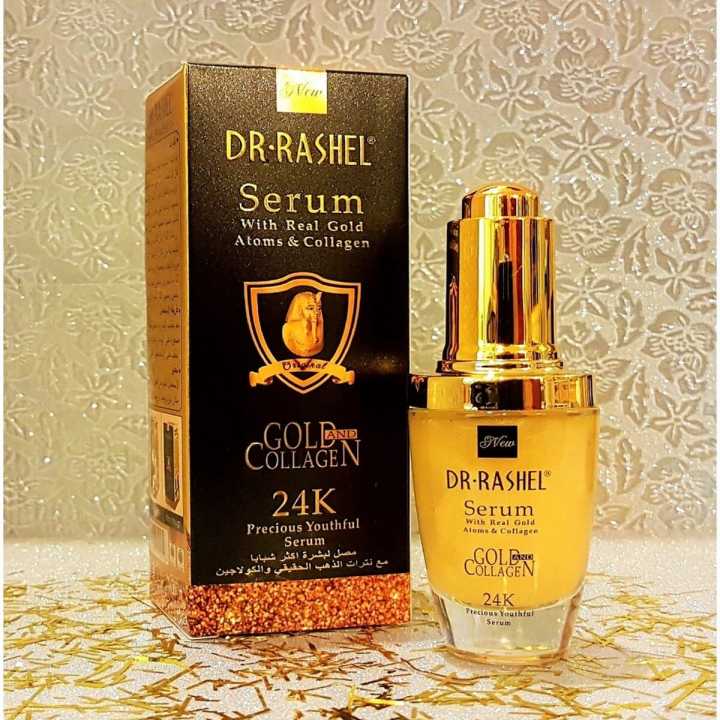 Dr Rashel 24K Gold Collagen Facial Serum Essence Moisturizing Anti Aging Serum