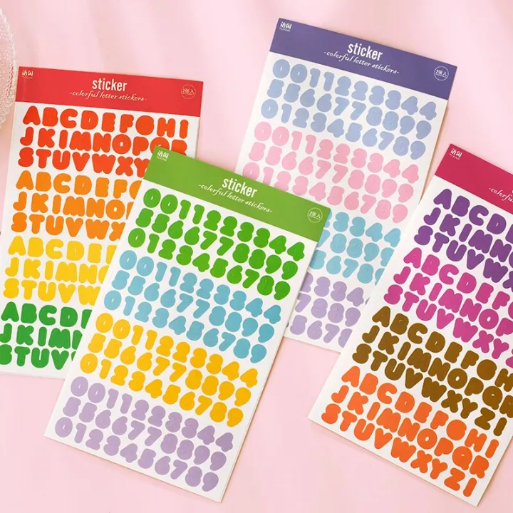 Kawaii%20Ribbon%20Sticker%20Alphabet%20Decoration%20Stickers%20Color%20Scrapbooking%20Planner%20Photo%20Album%20Cute%20Letter%20Stationery%20Korean%202Sheets(1)%20-%20Image%203