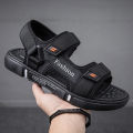 Men's Sandals2023New Summer Beach Shoes Non-Slip Trendy Teen Soft Bottom Sports Driving Sandals Men. 
