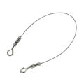Adjustable Automatic Wire Rope Spring Hook Clothesline Hanging Solution System Suspension Code Stainless Steel CableMIAOLUO. 