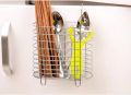 Metal Hanging Spoon Holder Cutlery Holder Drainer Spoon Fork Chopsticks Storage Basket Rack Kitchen Accessories Tool Organizer Tableware Tube. 