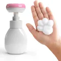 300ml cat paw/flower foam bottle PE flower cat paw pump head hand sanitizer bottle cat paw pump head foam mousse bottle. 