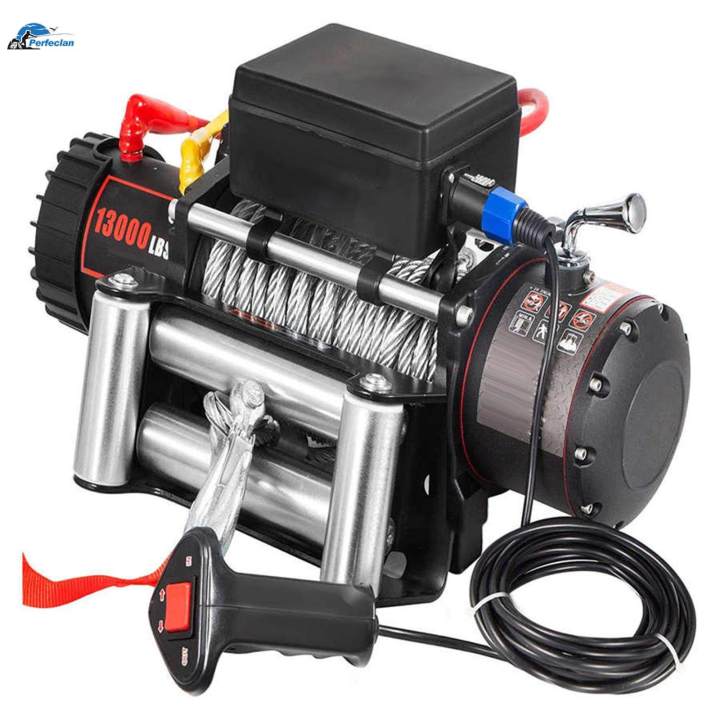 Universal Winch Controller, Connector Cable, Vehicle Accessory, Electric Winch Remote Control