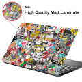 Laptop Skin Protector Sticker for 15.6 inch laptop (High Quality Matt Laminated). 