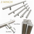 Brushed Steel T Bar Handles Kitchen/Cabinet/Door/Cupboard/Drawer/Bedroom T-Bar. 