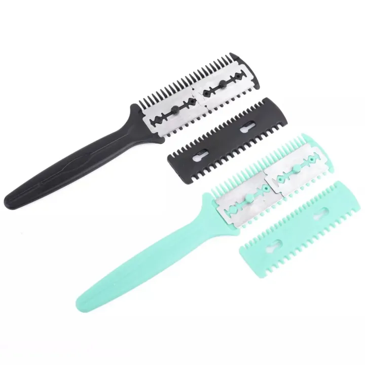 Hair Razor Comb, Hair Trimmer Comb, Hair Thinning Comb, Double Side Hair Cutter
