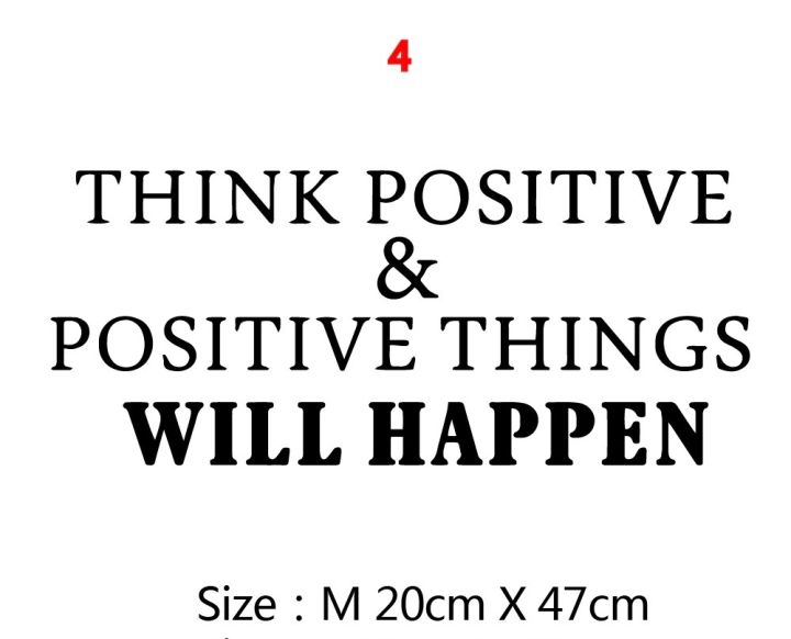 Motivational Phrases Quotes Sentences Home Vinyl Wall Sticker Decor For ...