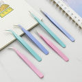 Panda Online Macaron Color Stainless Steel Curved Tweezers Tape Stickers Scrapbooking DIY Tools Accessories. 
