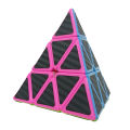 Pyramid Speed Magic Rubik's Cube Carbon Fiber Sticker Cube (3*3*3) - PYRAMINX - Professional Puzzle Education -Toys for Children. 
