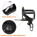 Safety Child Bicycle Seats Bike Front Baby Seats Kids Saddle with Foot Pedals Support Back Rest for MTB Road Bike Bicycle. 
