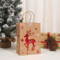 Christmas Party Bags Party Favor Bags Candy Packaging Bags Kraft Paper Gift Bags Christmas Cookie Bags. 