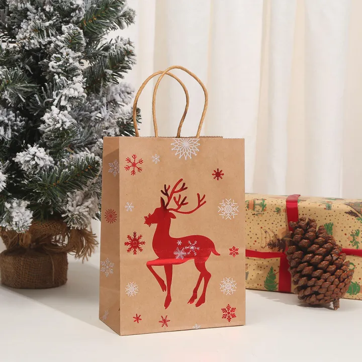 Christmas%20Party%20Bags%20Party%20Favor%20Bags%20Candy%20Packaging%20Bags%20Kraft%20Paper%20Gift%20Bags%20Christmas%20Cookie%20Bags%20-%20Image%204