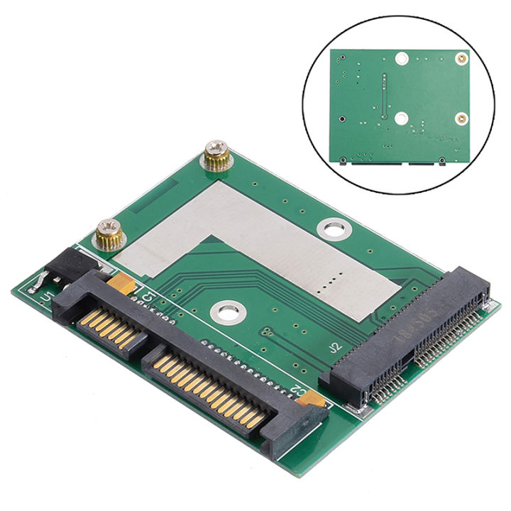 【VogueVenture】Universal mSATA SSD To 2.5 Inch SATA 6.0 Gps Adapter Converter Card Module Board For Computer PC Desktop