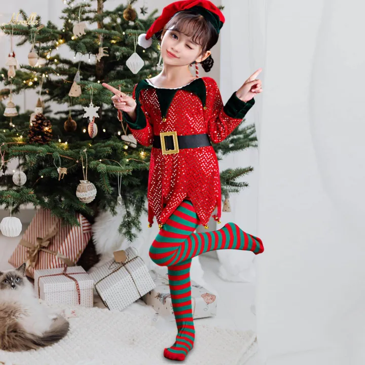 Girls%20Dress%20and%20Hat%20for%20Role%20Play%20Halloween%20Masquerade%20120%20to%20130cm%20Red%20-%20Image%204