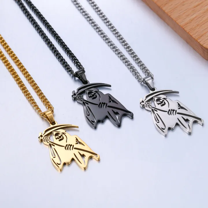 %E3%80%90ALLGOOD%E3%80%91%20Arrival%20Titanium%20Steel%20Grim%20Reaper%20Death%20God%20Skull%20Sickle%20Necklace%20Punk%20Personality%20Retro%20For%20Men%20Halloween%20Gift%20Jewelry%20-%20Image%205