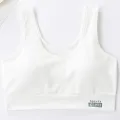 ♜8-18 years old Children Bra Student Vest Teenagers Girl Lightweight Training Bra with Sponge Pad Girls Underwear Bralette. 