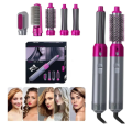 5 in 1 Multifunctional Hair Dryer Styling Tool, Detachable 5-in-1 Multi-Head Hot Air Comb, The Negative Ion Automatic Suction Hair Curler. 