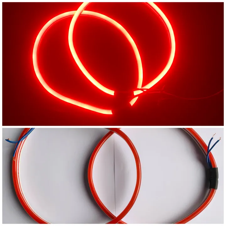 2PCS%20GREEN%20Colour%20Three%20Wheel%20Head%20Light%20Ring%20LED%20Neon%20Flexible%20Light%20-%20Image%204