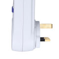 Energy Meter, UK Plug 230V Overload Protection Power Meter Socket for Office. 