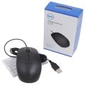 Dell MS111 Black USB Wired Optical Mouse. 