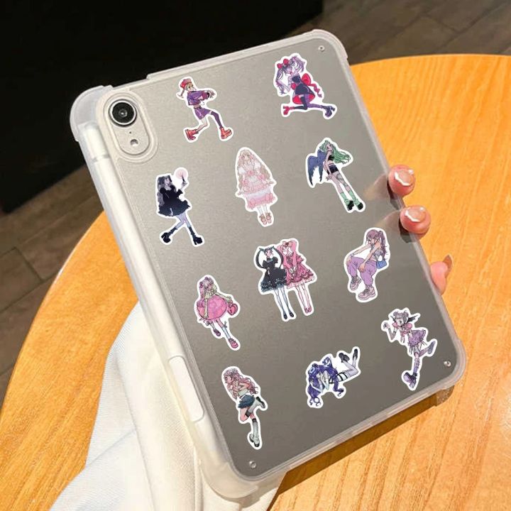 NEW%2060/123PCS%20Y2K%20Domi%20Lolita%20Girls%20Gothic%20Pink%20Stickers%20Cute%20Anime%20Aesthetic%20Decals%20Phone%20Case%20Laptop%20Stationery%20Car%20Toy%20Sticker%20-%20Image%203