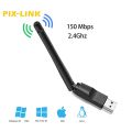 Wireless 150Mbps /2dBi USB WiFi Router Adapter PC Network LAN Card Dongle with Antenna. 