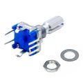 5PCS 5Pin with Push Button 20 Position Digital Potentiometer Coding Switch Rotary Encoder EC11. 