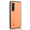 (Stock available) For Oppo Find X2 Pro Shockproof Sewing Cow Pattern Skin PC + PU + TPU Case For OPPO Find X2 Pro. 