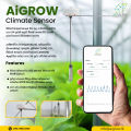 Greenhouse Climate Sensor Monitor Temperature Humidity Light & CO2 Control for Optimal Plant Growth. 