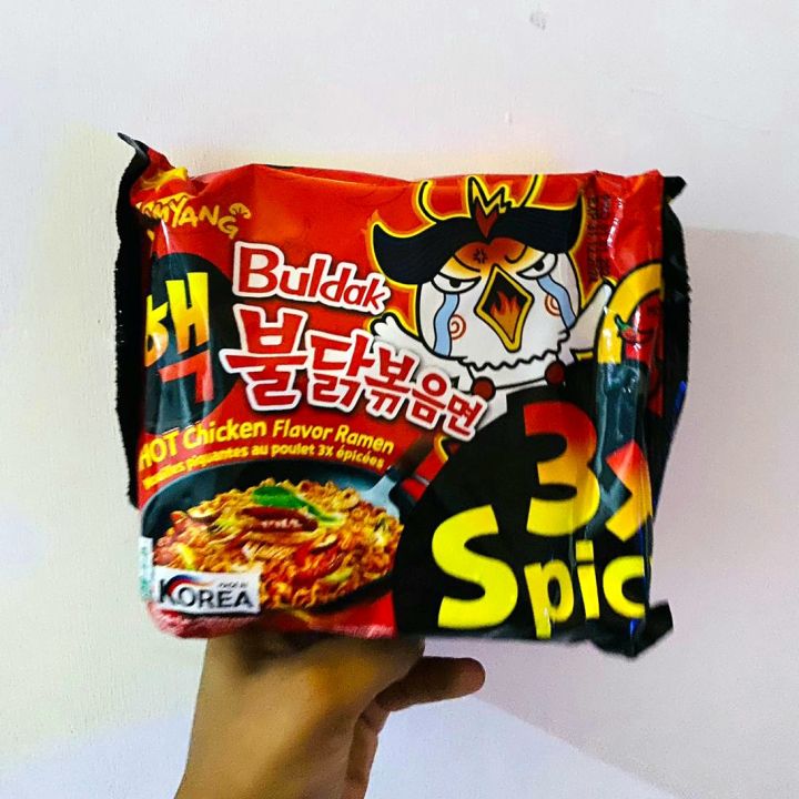 Samyang 3X Spicy Hot Chicken Flavor Ramen Noodles Special Edition - Korean Delight (140g)