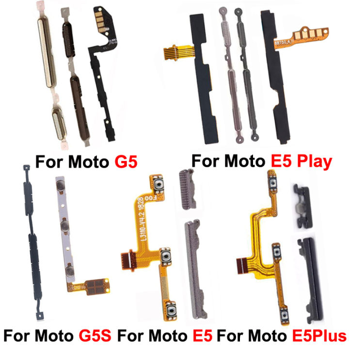 Phone Button Flex Power Volume Compatible For Motolora Moto G5 G5S E5 ...