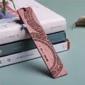 SF Creative Retro Sandalwood Bookmark Chinese Style Engraving Book Clips Gifts Moon Tree Mountain Wooden Page Holder School Office Supplies. 