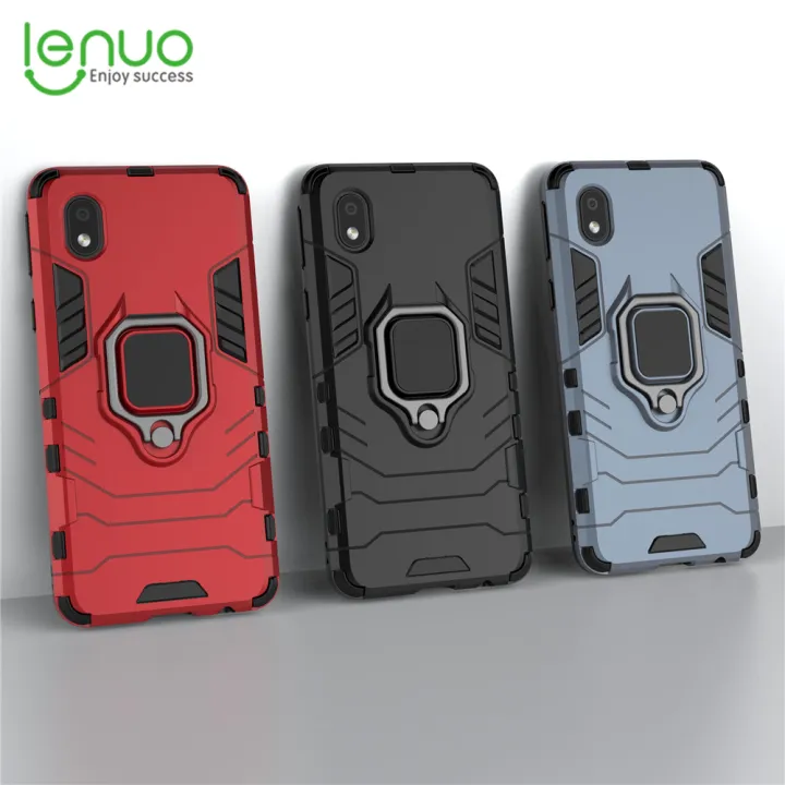 Lenuo%20Phone%20Case%20for%20Samsung%20Galaxy%20A01%20Core%20/%20M01%20Core%20Silicone%20PC%20Metal%20Ring%20Holder%20Cover%20-%20Image%203
