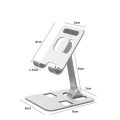 CMAOS Phone Holder Stand for iPhone 14 Xiaomi mi 9 Metal Phone Holder Foldable Mobile Phone Stand Desk For iPhone 11 12 X XS. 