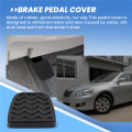 2PCS Clutch Brake Pedal Pad Rubber for. 