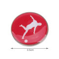 1pc Referee Side Toss Double Face Sports Football Pattern Soccer Volleyball Flip Coin Souvenirs Gift For Kids Adults. 