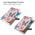 for Xiaomi Mi Pad 4 Case Slim Print PU Leather Magnetic Flip Sleeve Sleep Wake Anti-drop Protective Cover Mi Pad4 8inch Pouch. 