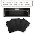 4Pack Activated Charcoal Air Filters for Over-The-Range. 