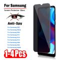 1-4Pcs Privacy Protective Tempered Glass for Samsung Galaxy M02 M04 M11 M12 M13 M20 M23 M30S M02S Screen Protectors Films Glass. 