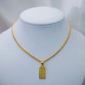 Gold necklace 916 original auction Abacus necklace men pendant chain for women luxury jewelry for girlfriend's birthday gift hypoallergenic fashion jewellery yp755. 