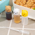 Mini Sauce Bottle Refillable Ketchup Honey Salad Containers Squeeze Bottles Portable Sauce Jars Lunch Box Dispensers Bento Accessories. 