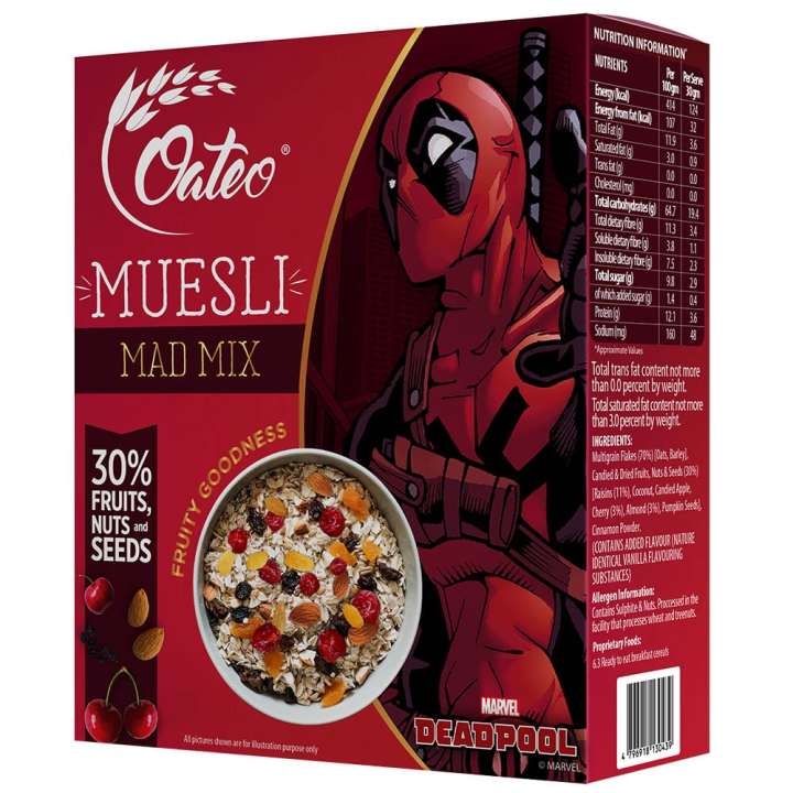 Oateo Muesli Mad Mix 400G