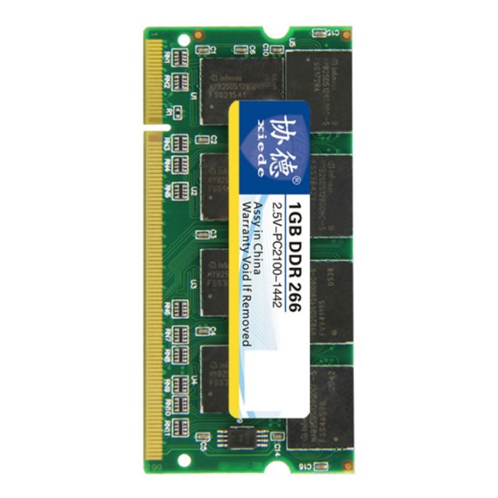 Ddr1 Memory Module 【UrbanNomad】Xiede Notebook Computer Memory Module Ddr 266 1GB Pc-2100 ...