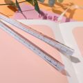 15cm/20cm Simple Transparent Triangular Straight Ruler Student Stationery Creative Stereoscopic Drawing Measurement Exam Plastic Scale. 