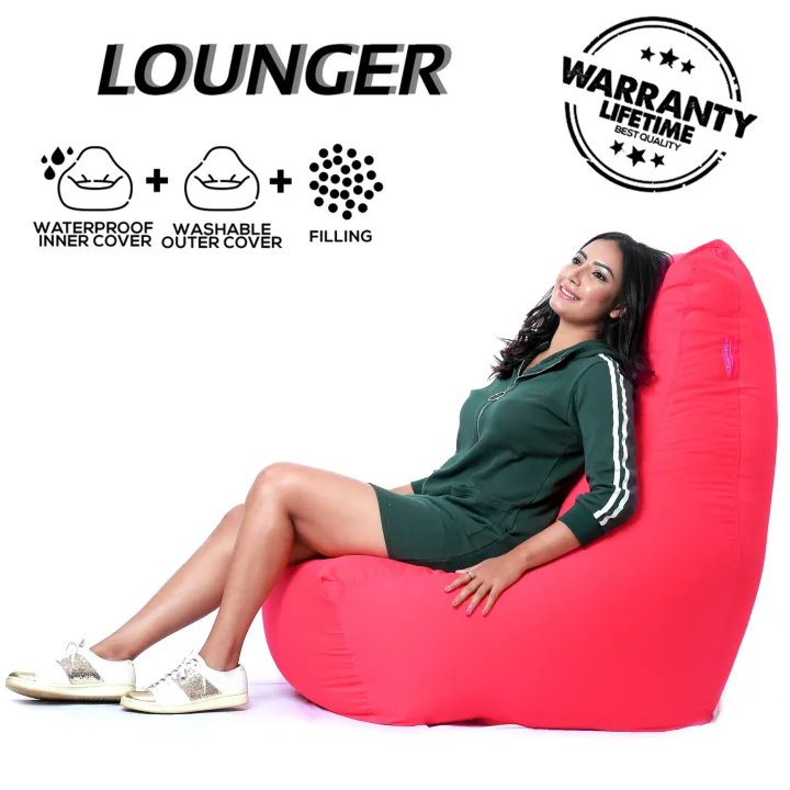Lounger Fabric Beanbag