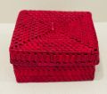 Ecofriendly multipurpose Red storage box. 