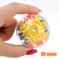 Compact Practical 3D Round Maze Puzzle Toy Intelligent Balance Training Labyrinth Round Rolling Ball Track Maze Toy For Kids Adults Brain Education. 