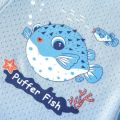 2pcs Kids Boys Boxer Underwear Cartoon Fish Design Children's Shorts Panties Cotton Mesh Toddler Boxers Underpants 1-16 T. 