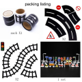 3X Play Road Tape for Toy Cars and Trains 3 Rolls 4.8cmx5M Straight Curve Track Traffic Signs -. 