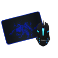 RGB Programmable Gaming Mouse M66 + Q3 Mouse Pad – High-Precision Gaming Combo - SKU - 41. 
